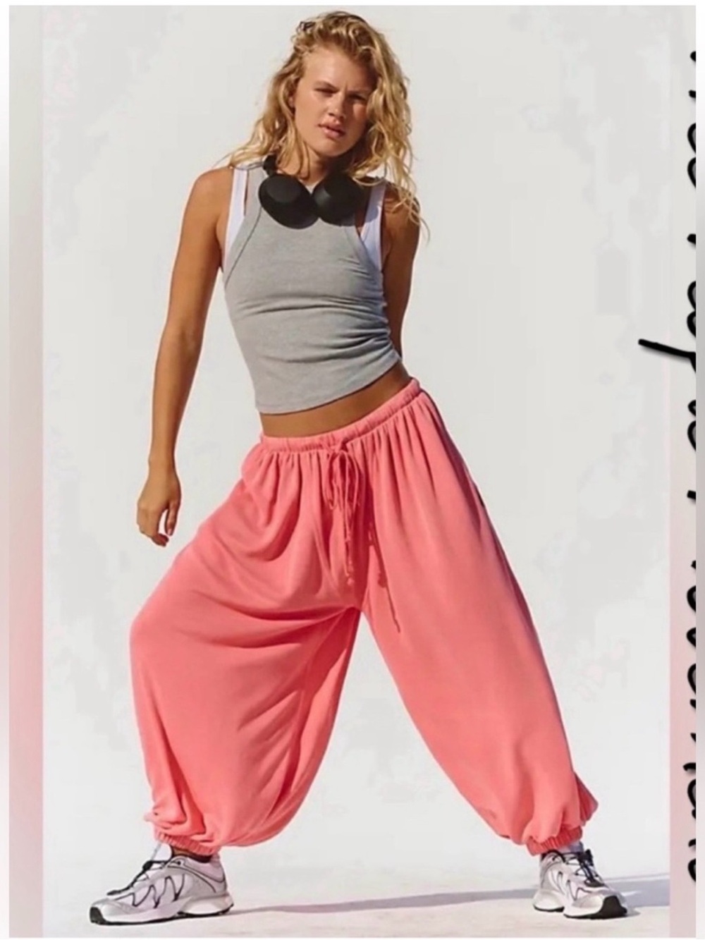 FP Movement by Free People Momentum Balloon Pants in Neon Coral